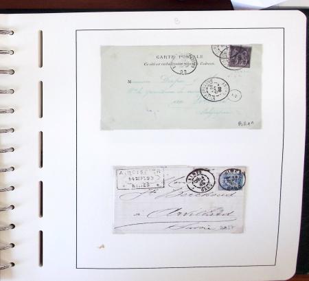 1900-1935, +140 lettres avec timbres PERFORES et diverses
