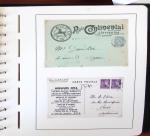 1900-1935, +140 lettres avec timbres PERFORES et diverses
