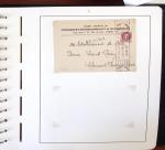 1900-1935, +140 lettres avec timbres PERFORES et diverses