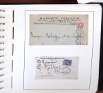 1900-1935, +140 lettres avec timbres PERFORES et diverses