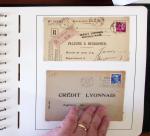 1900-1935, +140 lettres avec timbres PERFORES et diverses