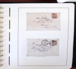 1900-1935, +140 lettres avec timbres PERFORES et diverses