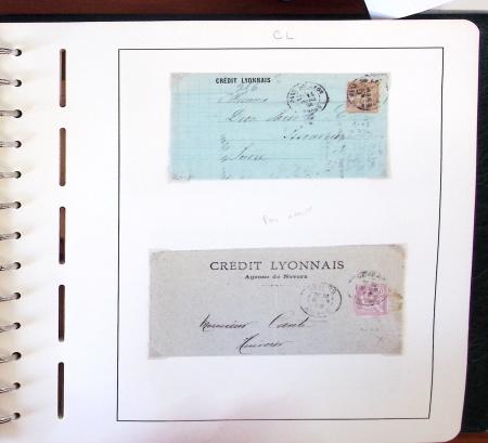 1900-1935, +140 lettres avec timbres PERFORES et diverses