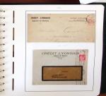 1900-1935, +140 lettres avec timbres PERFORES et diverses