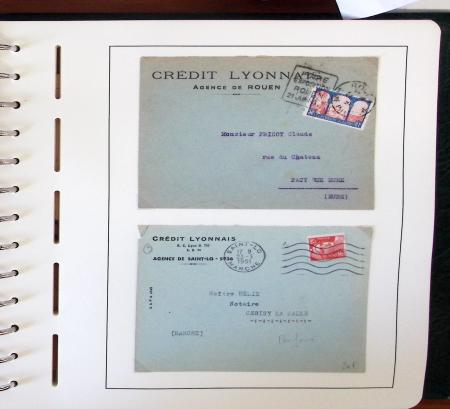 1900-1935, +140 lettres avec timbres PERFORES et diverses