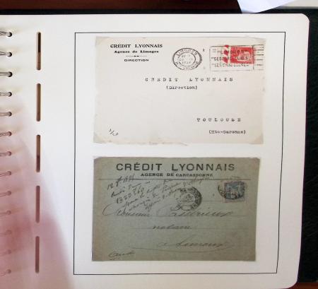 1900-1935, +140 lettres avec timbres PERFORES et diverses