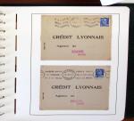 1900-1935, +140 lettres avec timbres PERFORES et diverses