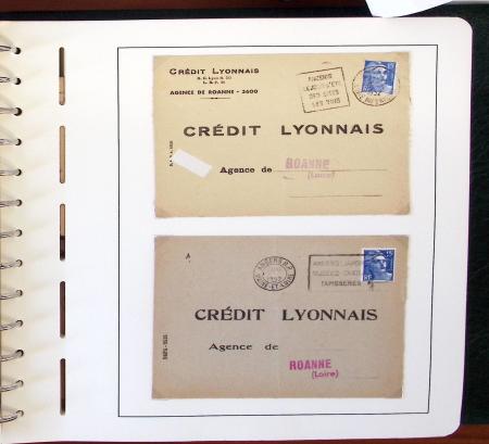 1900-1935, +140 lettres avec timbres PERFORES et diverses