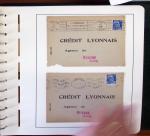 1900-1935, +140 lettres avec timbres PERFORES et diverses