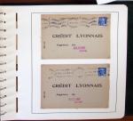 1900-1935, +140 lettres avec timbres PERFORES et diverses