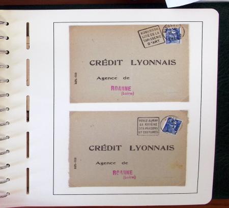 1900-1935, +140 lettres avec timbres PERFORES et diverses