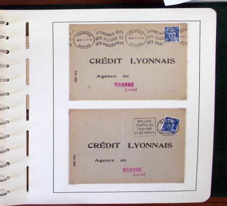1900-1935, +140 lettres avec timbres PERFORES et diverses