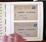1900-1935, +140 lettres avec timbres PERFORES et diverses
