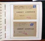 1900-1935, +140 lettres avec timbres PERFORES et diverses