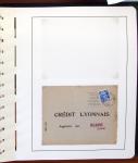 1900-1935, +140 lettres avec timbres PERFORES et diverses