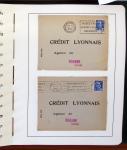 1900-1935, +140 lettres avec timbres PERFORES et diverses