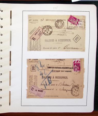 1900-1935, +140 lettres avec timbres PERFORES et diverses