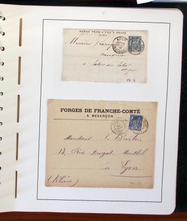 1900-1935, +140 lettres avec timbres PERFORES et diverses