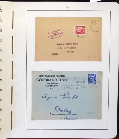1900-1935, +140 lettres avec timbres PERFORES et diverses