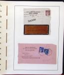 1900-1935, +140 lettres avec timbres PERFORES et diverses