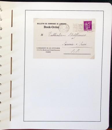 1900-1935, +140 lettres avec timbres PERFORES et diverses