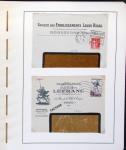 1900-1935, +140 lettres avec timbres PERFORES et diverses
