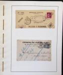 1900-1935, +140 lettres avec timbres PERFORES et diverses