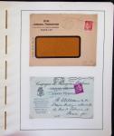 1900-1935, +140 lettres avec timbres PERFORES et diverses