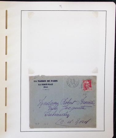 1900-1935, +140 lettres avec timbres PERFORES et diverses