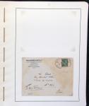 1900-1935, +140 lettres avec timbres PERFORES et diverses