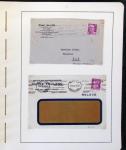 1900-1935, +140 lettres avec timbres PERFORES et diverses