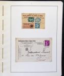 1900-1935, +140 lettres avec timbres PERFORES et diverses