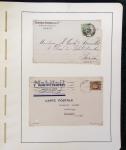 1900-1935, +140 lettres avec timbres PERFORES et diverses