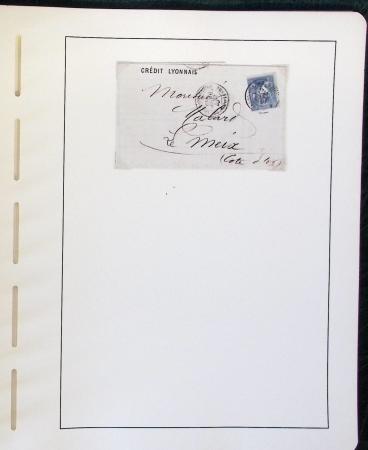1900-1935, +140 lettres avec timbres PERFORES et diverses