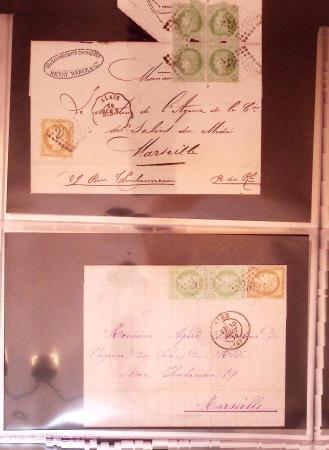 1805-1899, +100 lettres avec déboursé, Cérès au Sage