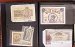 1918-1922, Près de 100 billets de nécessité, surtout
