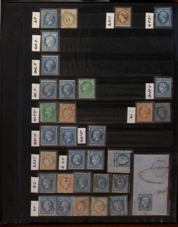 1854-1899, Sympathique collection d'oblitérations ferroviaires