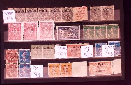 1920-40, Belle série de Cilicie et Syrie composé uniquement