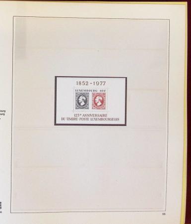 1977-2019, Lot composé d'une collection du LUXEMBOURG