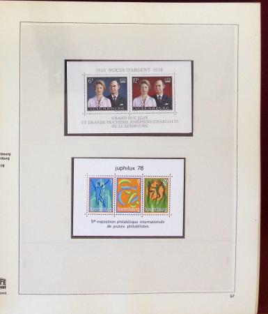 1977-2019, Lot composé d'une collection du LUXEMBOURG
