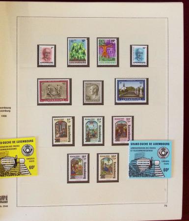 1977-2019, Lot composé d'une collection du LUXEMBOURG
