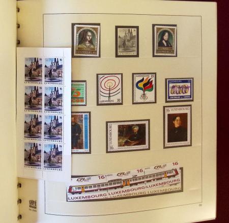 1977-2019, Lot composé d'une collection du LUXEMBOURG