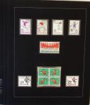 1950-1973, Sur seize pages d'album Lindner, timbres