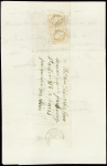 Lettre écrite de Genève 02.01.1871 et postée à St Julien en Genevo