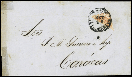 1865-70 1r Vermillon bisect, diagonal half with touched