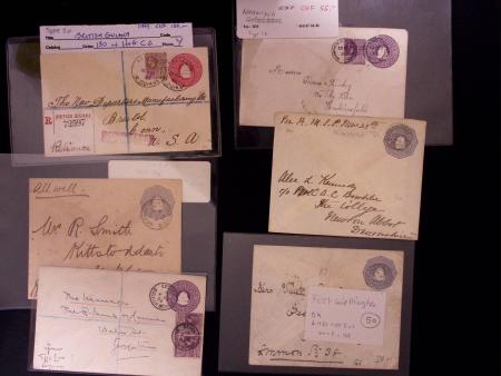 1847-1923, Balance lot of the DEMERARA collection showing