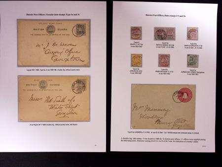 1847-1923, Balance lot of the DEMERARA collection showing