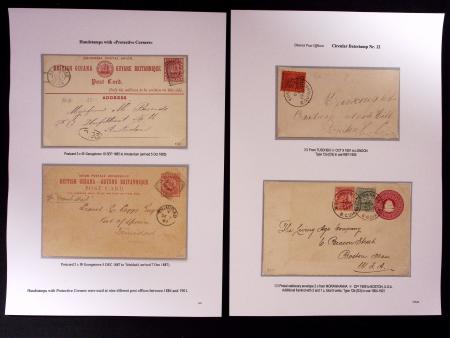 1847-1923, Balance lot of the DEMERARA collection showing