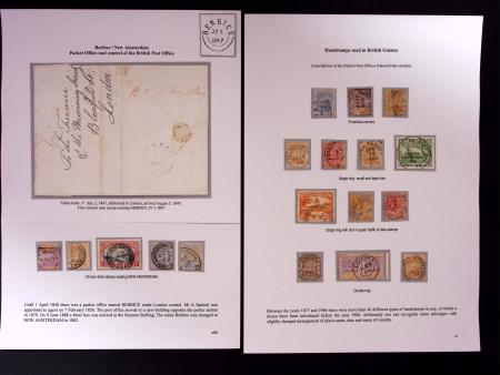 1847-1923, Balance lot of the DEMERARA collection showing