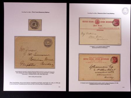 1847-1923, Balance lot of the DEMERARA collection showing